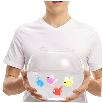 Amazon | NESTINGHO 21個 模擬 フローティング 金魚 小型 金魚